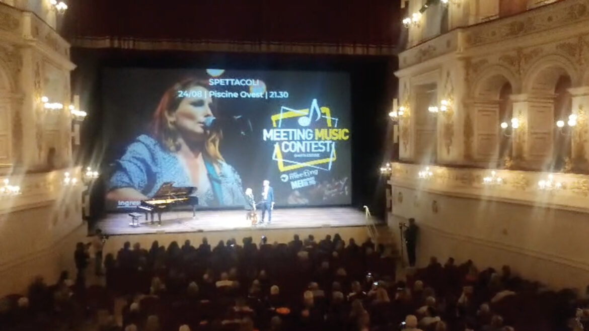 La Noce, vincitrice del Meeting Music Contest a cura del Mei di Faenza con il Meeting di Rimini, sul palco del Teatro Galli  di Rimini per Anteprima 2024