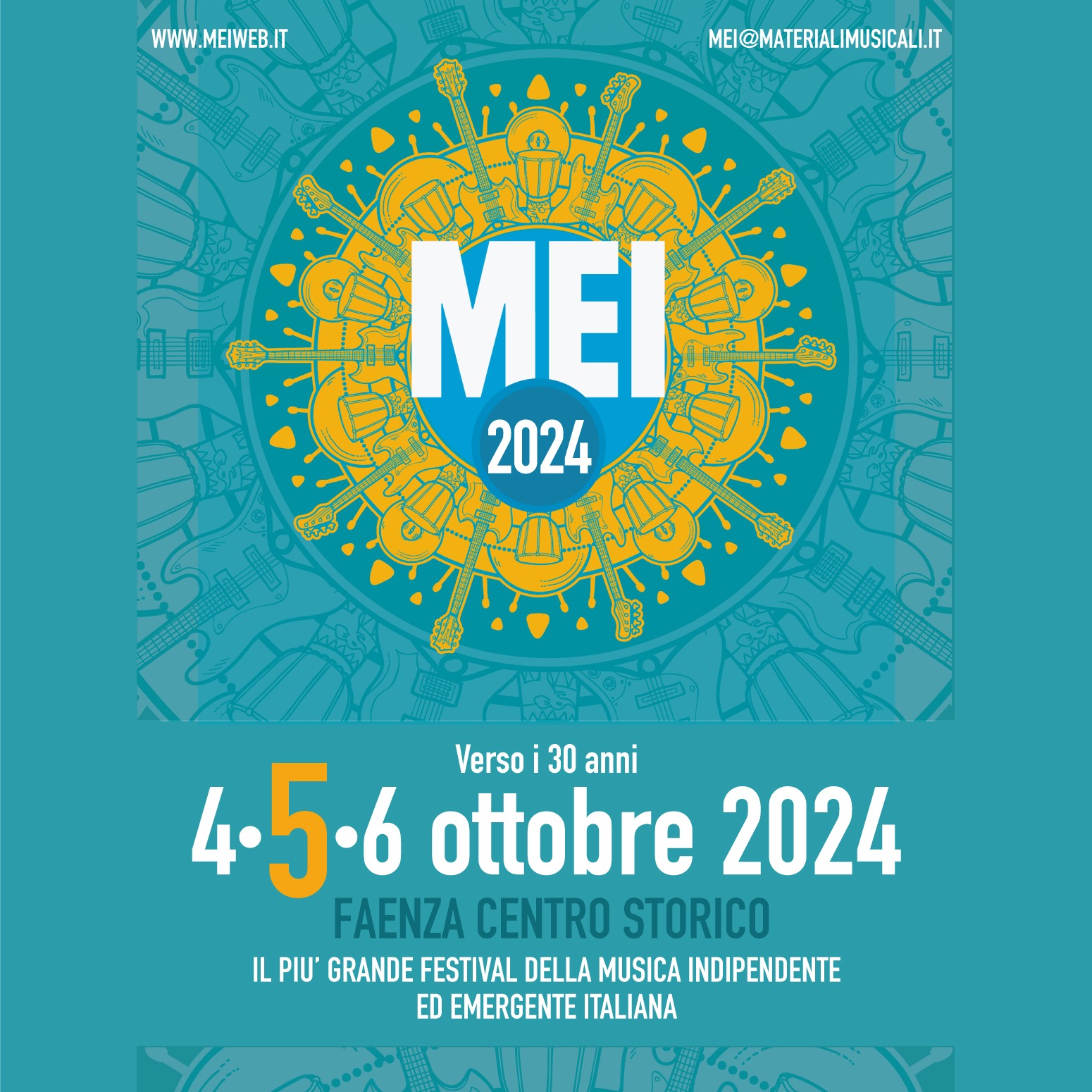 Il MEI 2024: un appello a sostegno di FAENZA (RAVENNA). Ospiti della manifestazione tanti artisti faentini e romagnoli. Si esibiranno le band di Artistation il 6 ottobre e tanti altri artisti