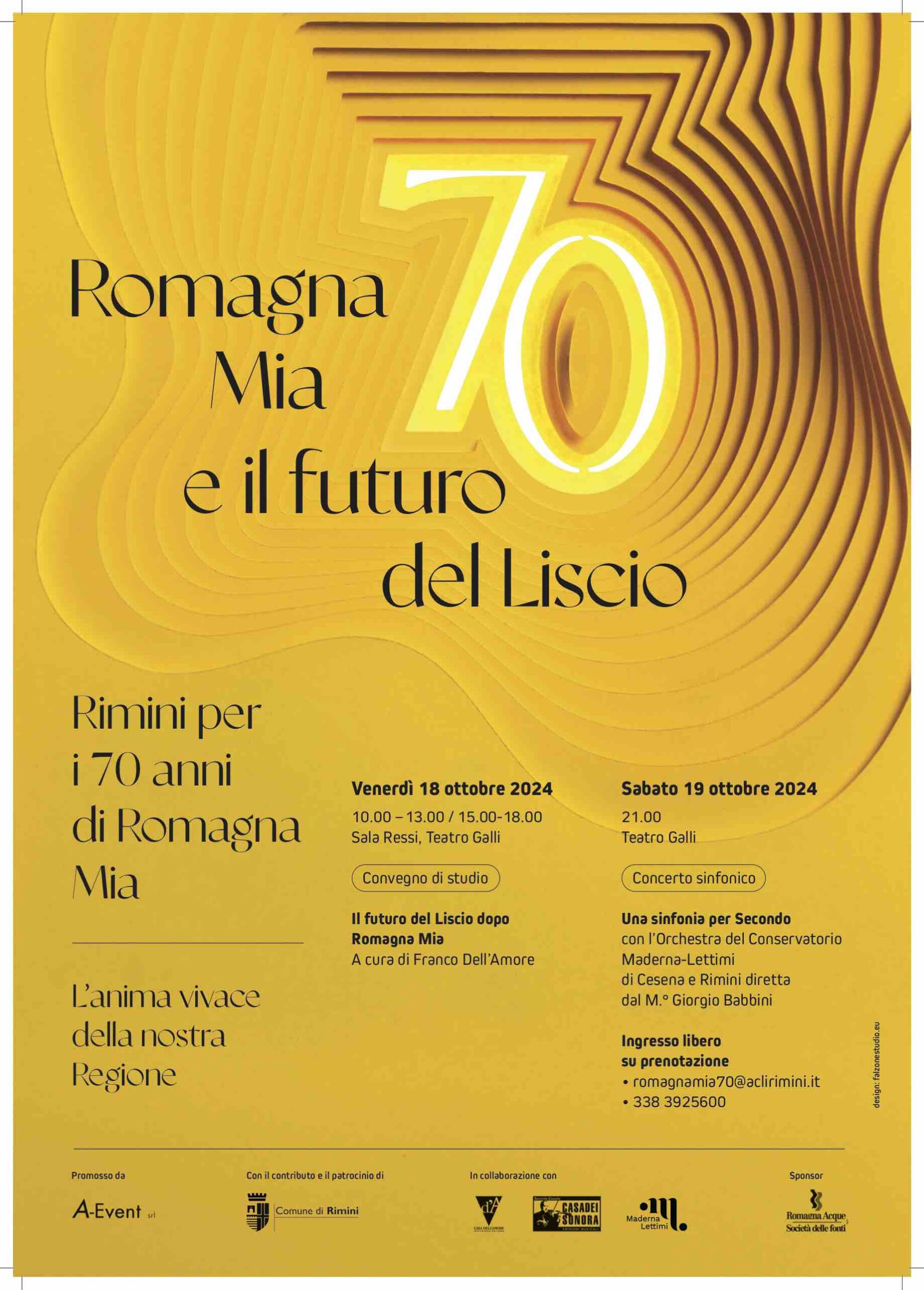 Giordano Sangiorgi interviene il 18 ottobre a Rimini al Convegno sul Futuro del Liscio