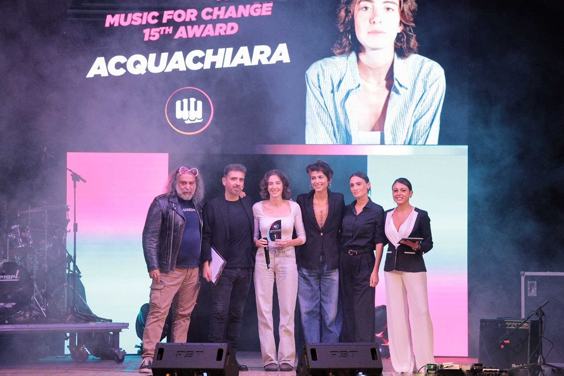 MUSIC FOR CHANGE 15TH AWARD – ACQUACHIARA VINCE CON IL BRANO “PIACERE,SOFIA”