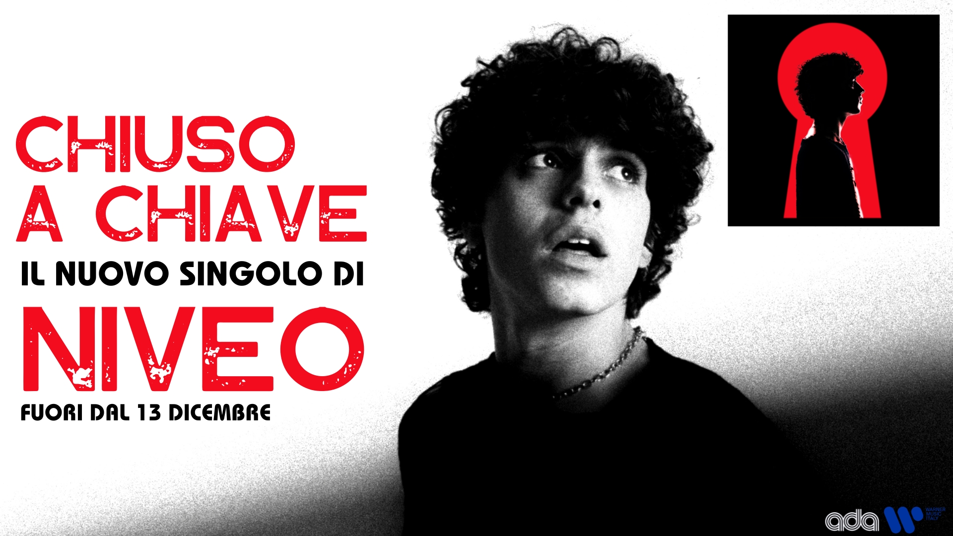 “CHIUSO A CHIAVE” è il nuovo singolo di NIVEO presentato al Forum in apertura a LAURA PAUSINI