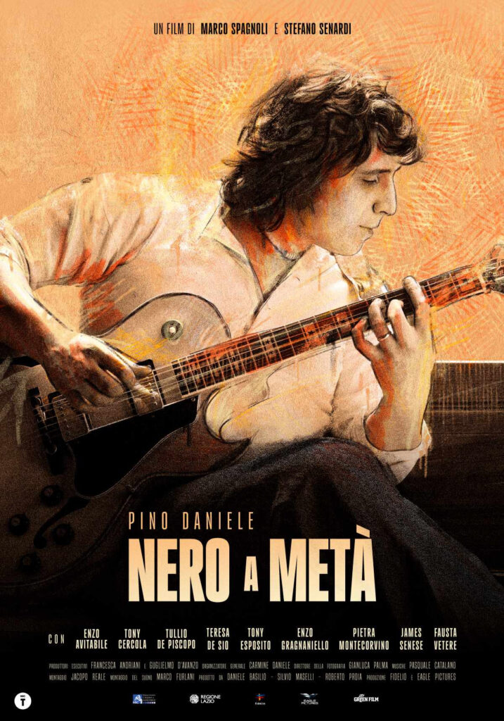 “Pino Daniele – Nero a metà”: a Faenza il 9 gennaio alle 21 al Cinema Sarti. Presentazione di Giordano Sangiorgi del MEI e interventi di Stefano Senardi e Renato Marengo, il MEI è partner