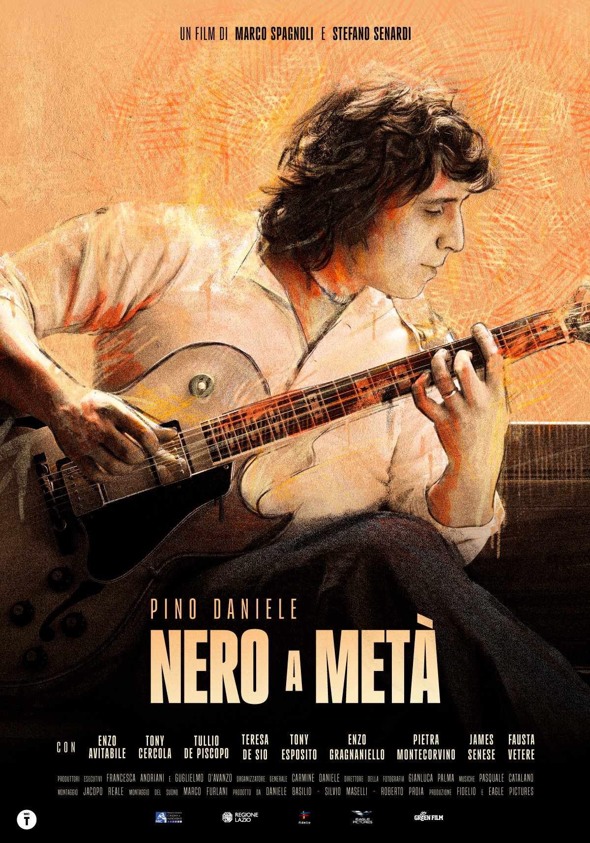 PINO DANIELE – NERO A METÀ: presentato oggi a Milano e Roma il docufilm di Marco Spagnoli e Stefano Senardi, al cinema solo il 4, 5 e 6 gennaio