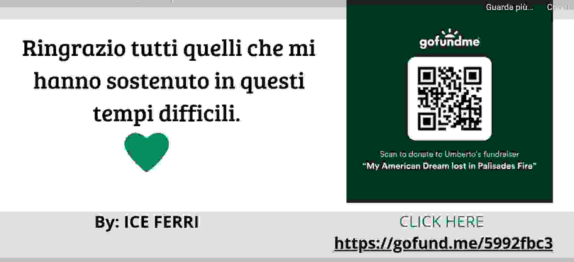 Ice Ferri: una vita tra musica e tragedia, ora ha bisogno del nostro aiuto