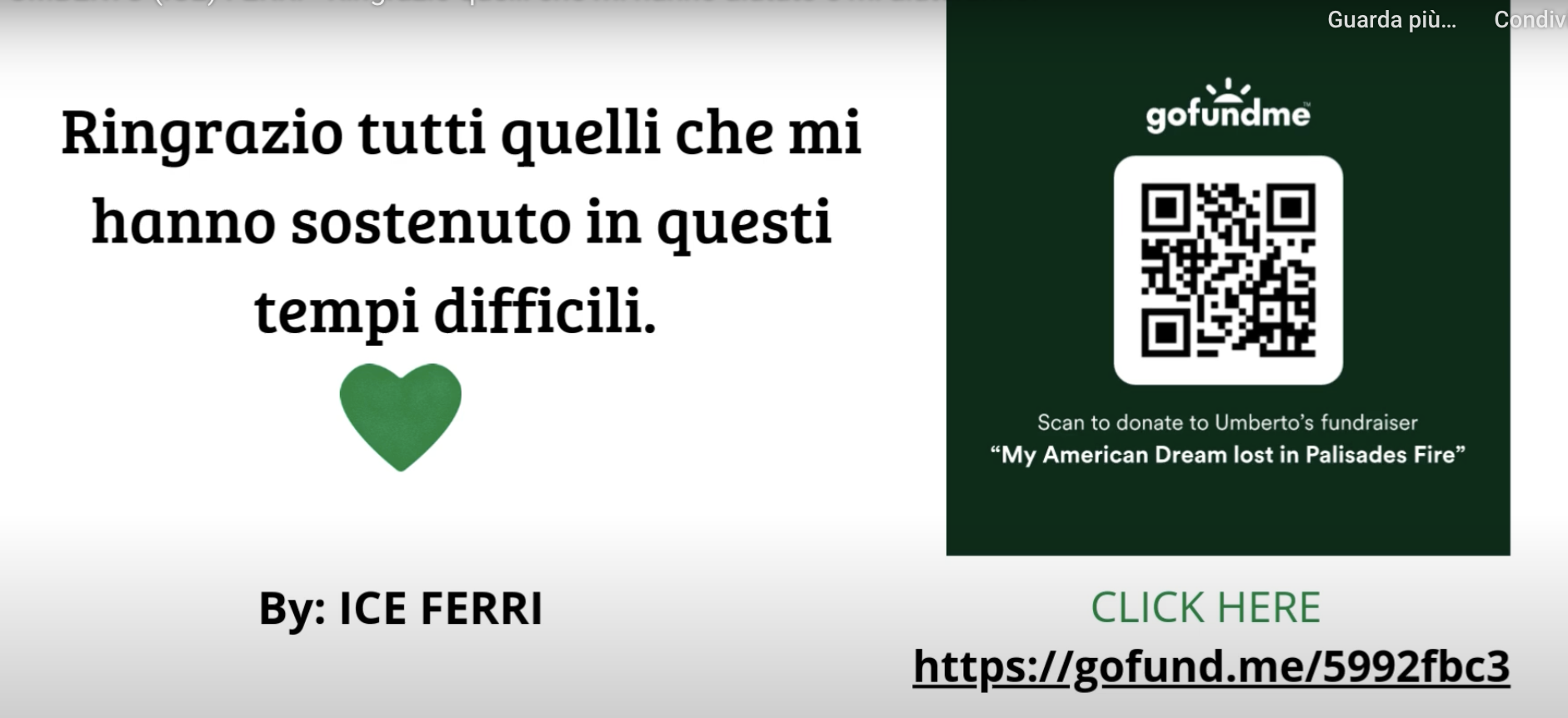 Ice Ferri: una vita tra musica e tragedia, ora ha bisogno del nostro aiuto