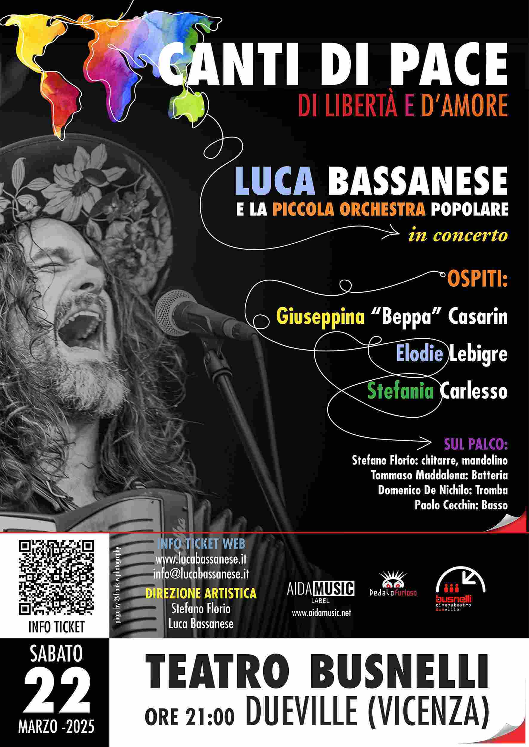 Evento speciale: Canti di Pace, di libertà e d’amore