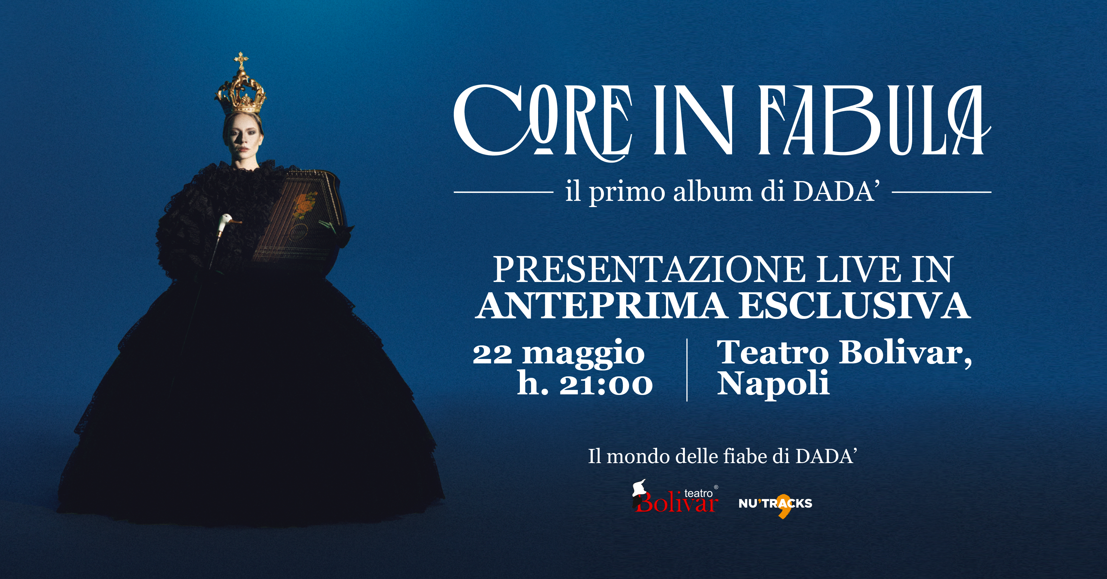La cantautrice DADA’ torna con il concept album “CORE IN FABULA” a partire dal 25 aprile