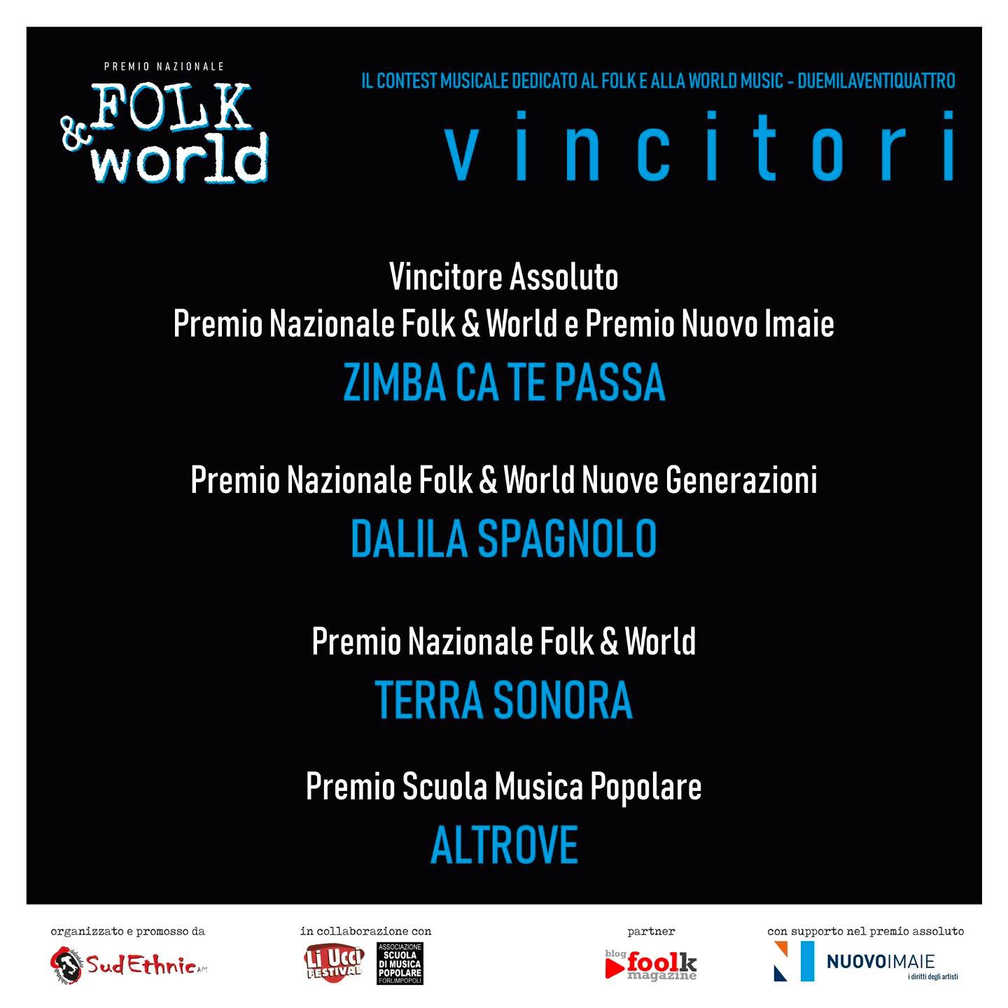 Ecco i vincitori di Premio Folk & World 2025, il MEI è partner