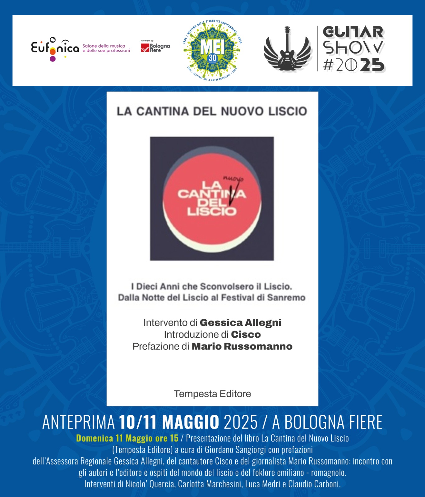 “La Cantina del Nuovo Liscio” in anteprima a Eufonica – MEI Guitar Show 2025