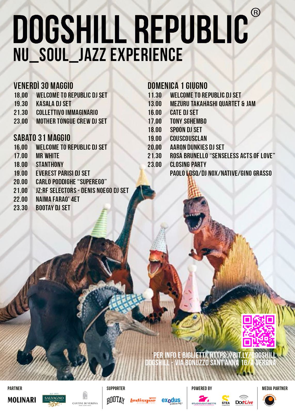 DOGSHILL REPUBLIC: Nu Soul & Jazz Experience Festival. A Verona il 30 e 31 maggio e l’1 giugno