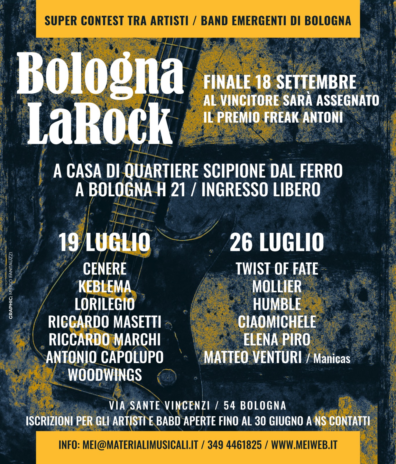 Ultimi giorni per iscriversi a Bologna LaRock: adesioni aperte fino al 30 giugno! Ecco come fare