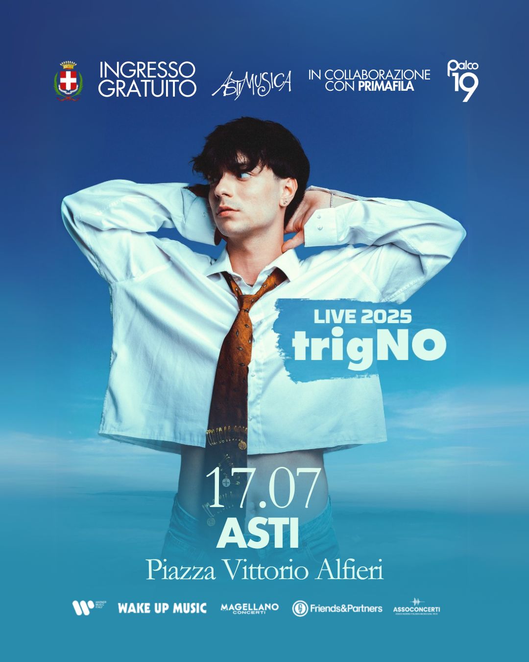 Si avvicina la 28ª edizione di ASTIMUSICA e si aggiunge un nuovo appuntamento al cartellone: TRIGNO in concerto gratuito il 17 luglio in Piazza Alfieri (ASTI)