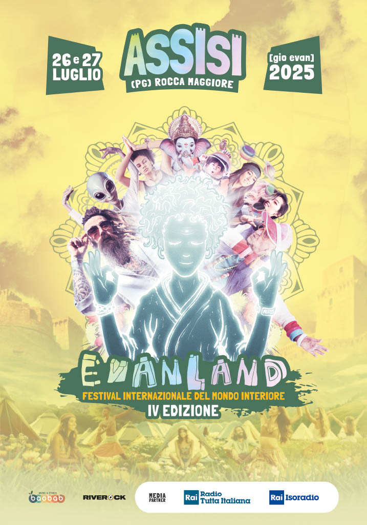 Al via da sabato 26 luglio la IV edizione di EVANLAND, il festival ideato da Gio Evan dedicato al mondo interiore