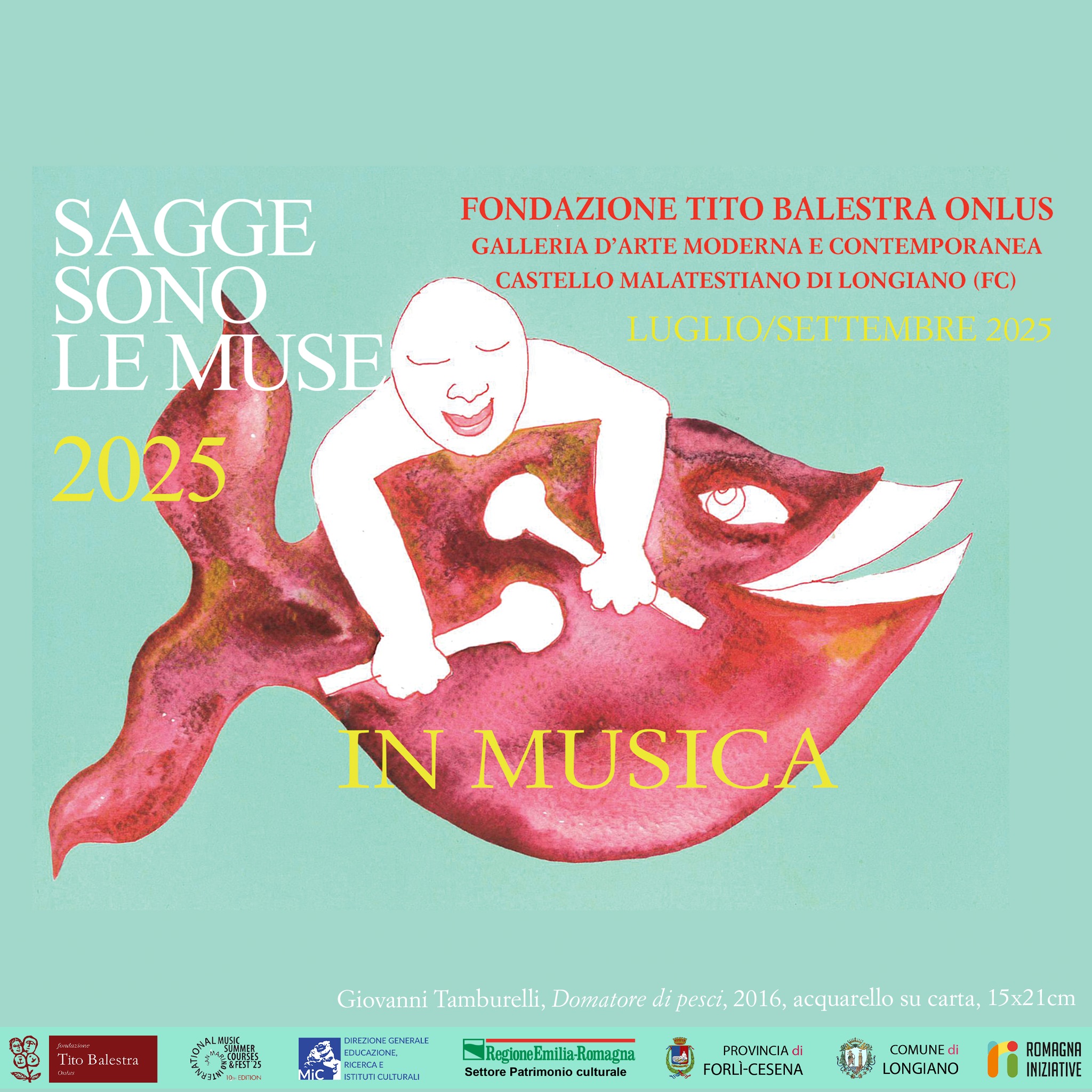 LE MUSE ISPIRATRICI DELLA MUSICA FANNO TAPPA A LONGIANO (FC) PER LA RASSEGNA SAGGE SONO LE MUSE