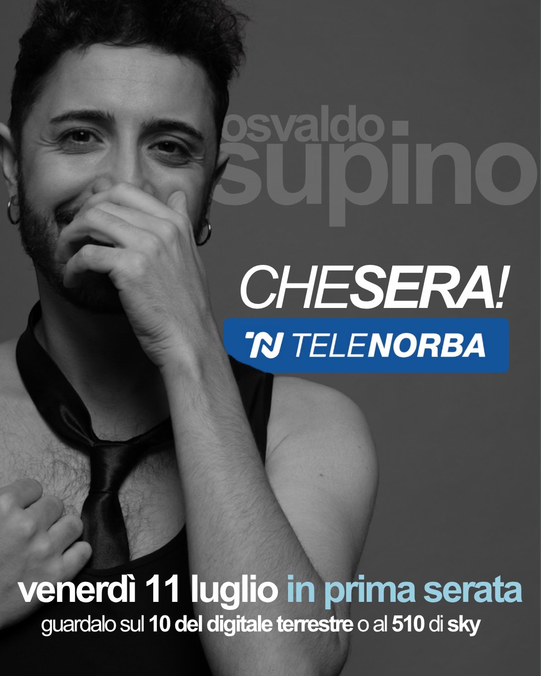 Osvaldo Supino stasera in tv su Telenorba