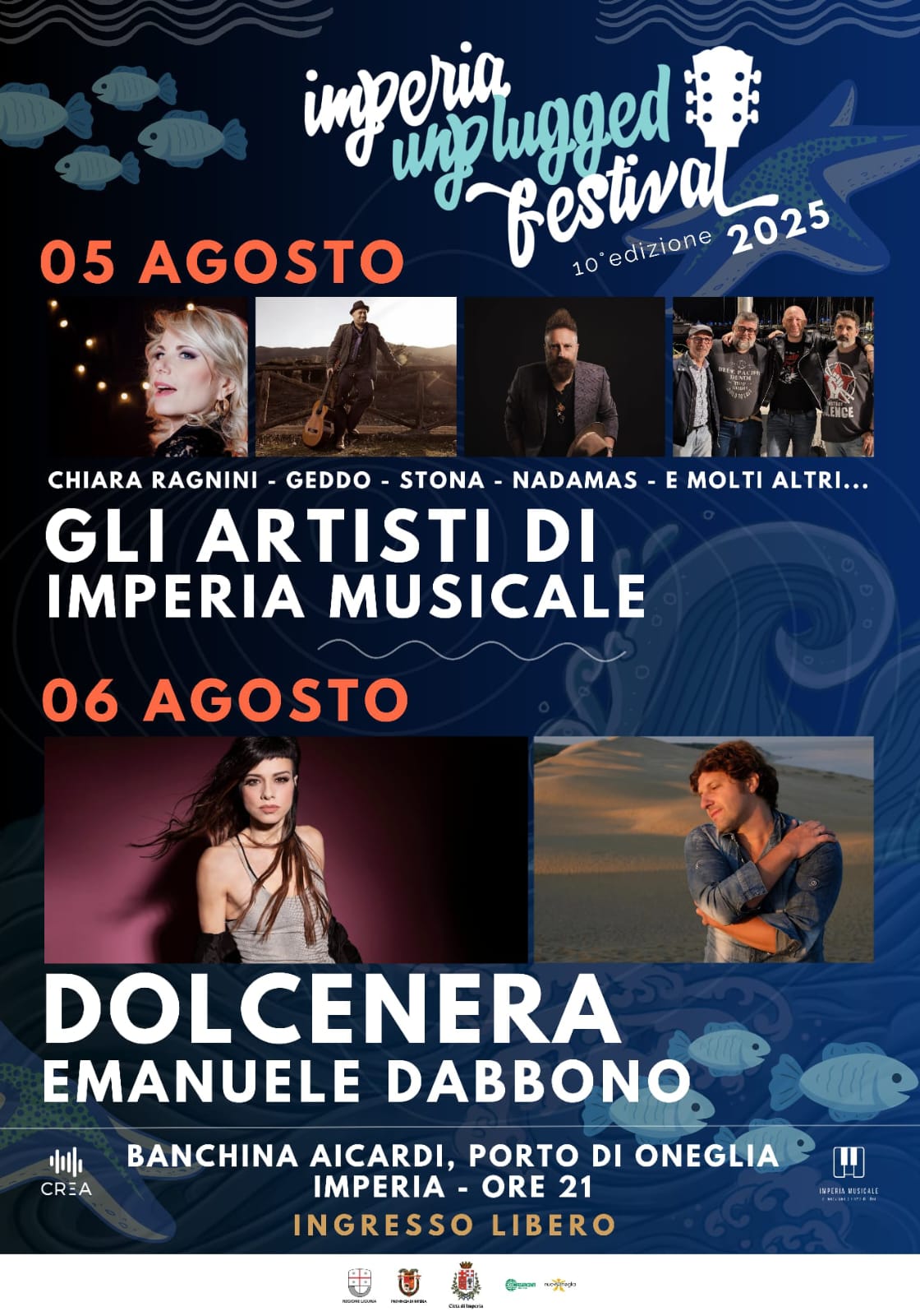 Il cantautore STONA sarà in concerto domani a Imperia in occasione dell’Imperia Unplugged Festival. Suonerà alcuni brani del nuovo album “CI FAREMO BASTARE I RICORDI
