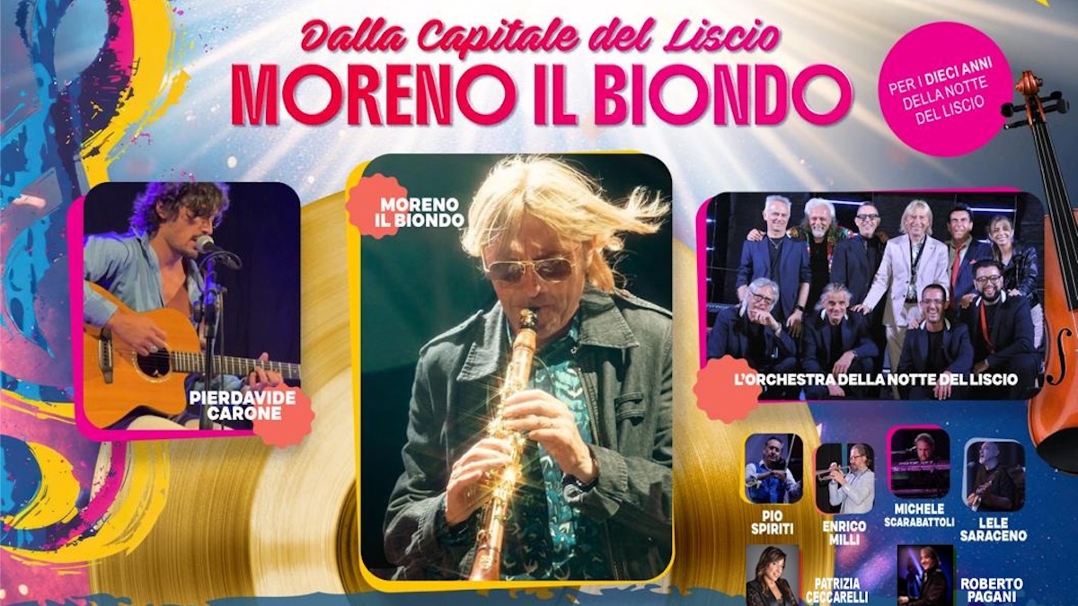 La Romagna che balla: Gatteo Mare celebra la 10ª Notte del Liscio con Moreno il Biondo e Pierdavide Carone, a cura di Materiali Musicali