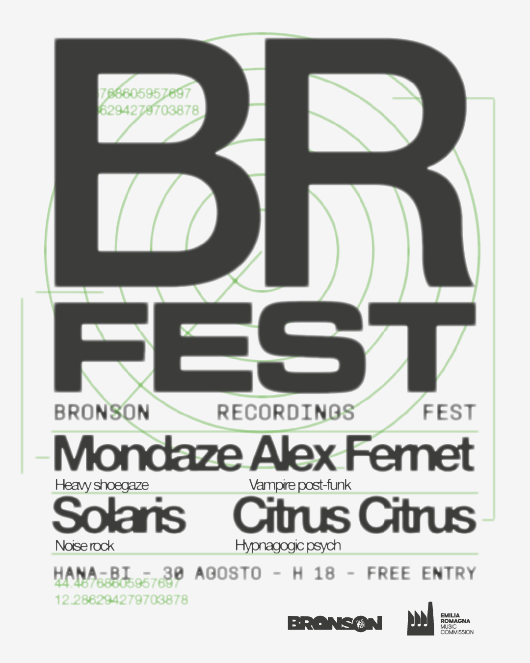 Bronson Recordings Fest! all’Hana-Bi