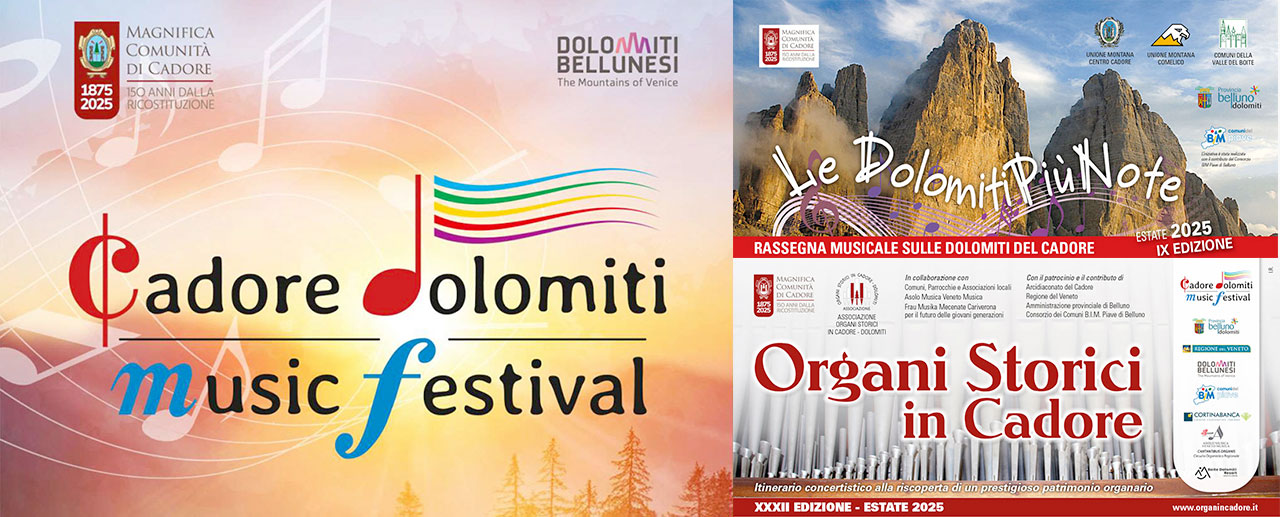 Le Dolomiti più Note e Organi Storici in Cadore: un Ferragosto in musica sulle Dolomiti bellunesi
