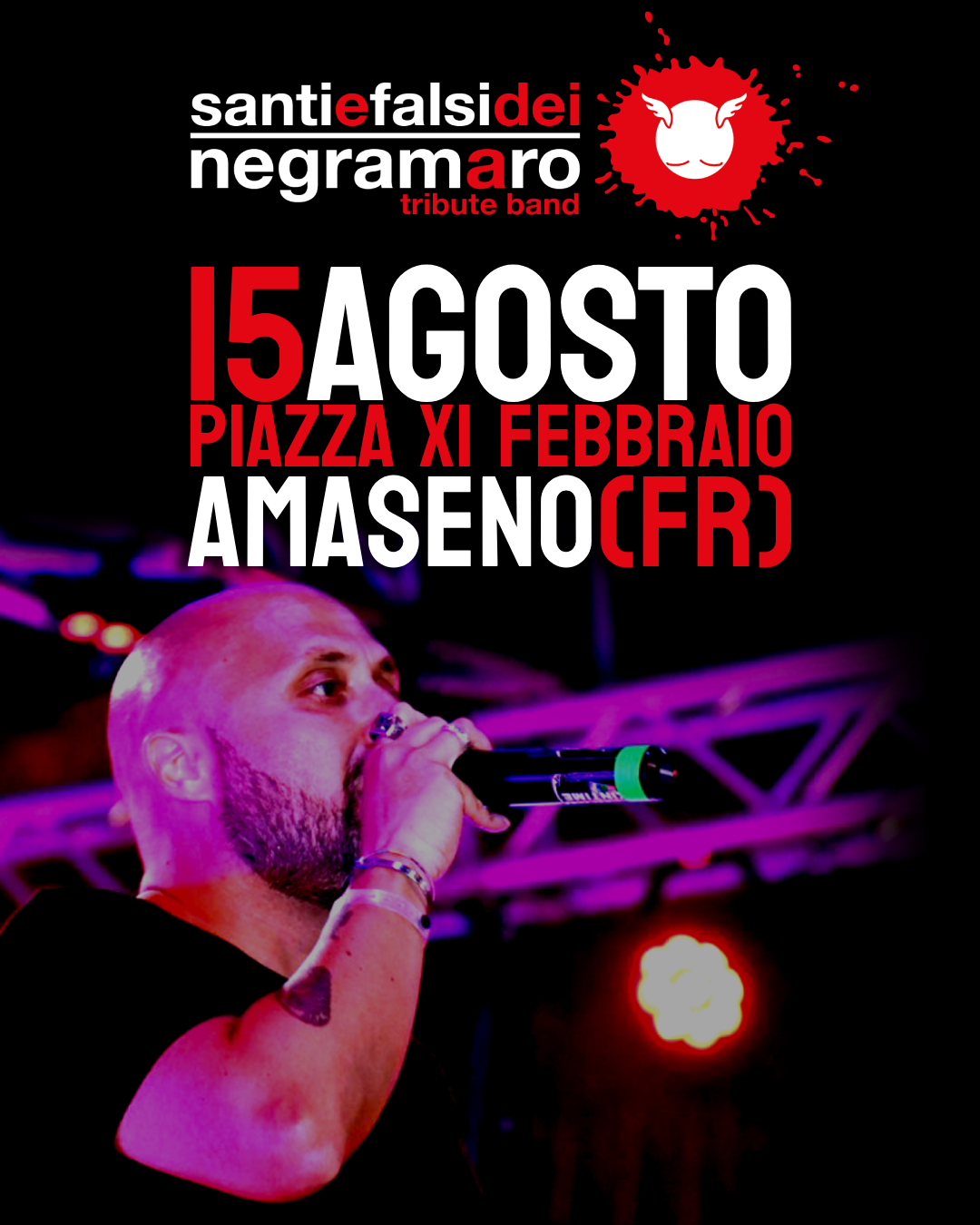 Santi e Falsi Dei – Il tribute perfetto ai Negramaro in concerto a Amaseno (FR), 15 agosto