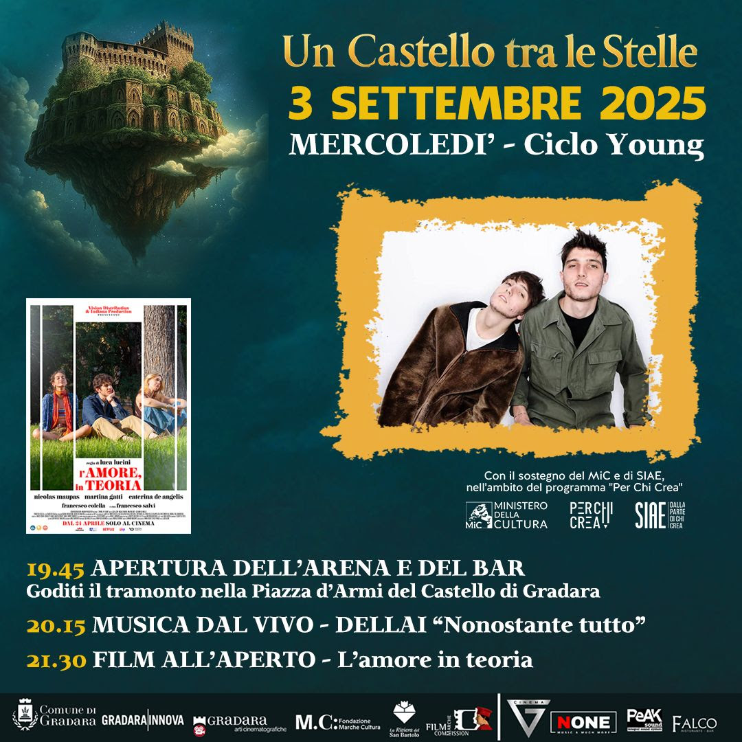 I DELLAI tra i protagonisti di UN CASTELLO TRA LE STELLE (Gradara, PU)