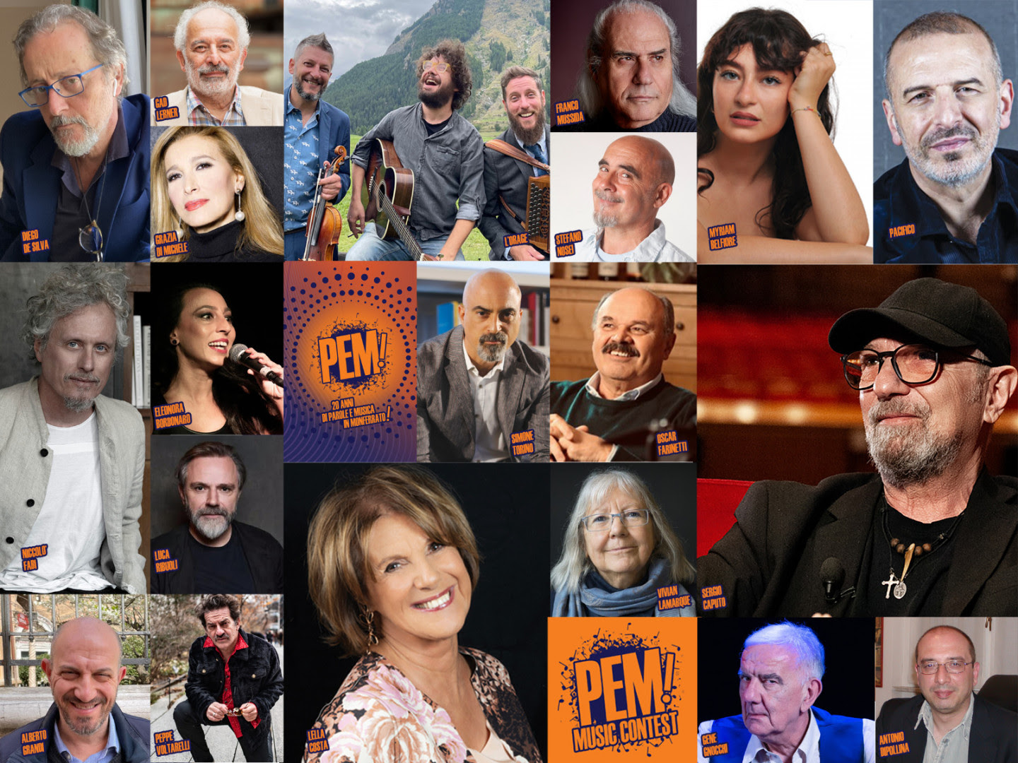 Niccolò Fabi, Gad Lerner, Lella Costa e molto altro: al via il 20° PeM Festival diretto da Enrico Deregibus, 22 eventi fino al 9 ottobre