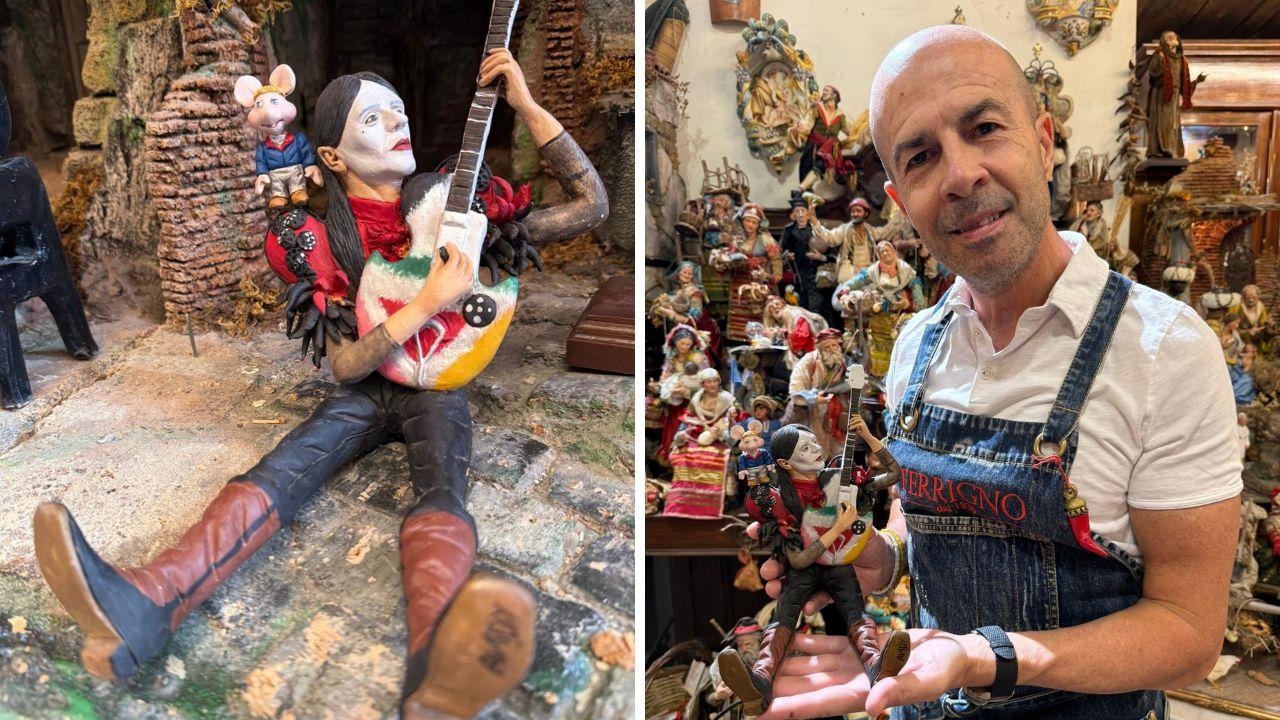 Dal palco al presepe più celebre: Lucio Corsi diventa una statuina nel presepe di San Gregorio Armeno
