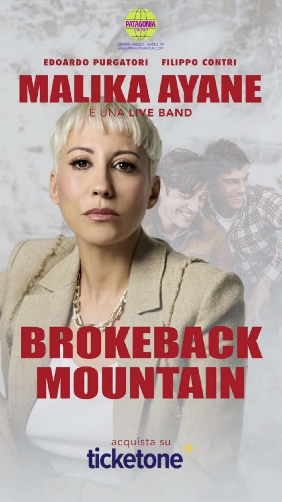MALIKA AYANE, al Teatro Augusteo di Salerno con il nuovo musical Brokeback Mountain
