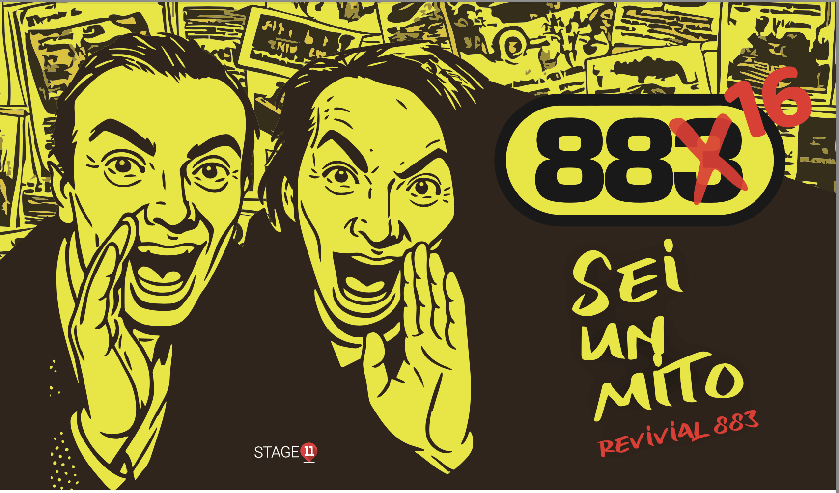 Sei un mito – 883 Revival Giovedì 18 alla Fortezza Vecchia di Livorno