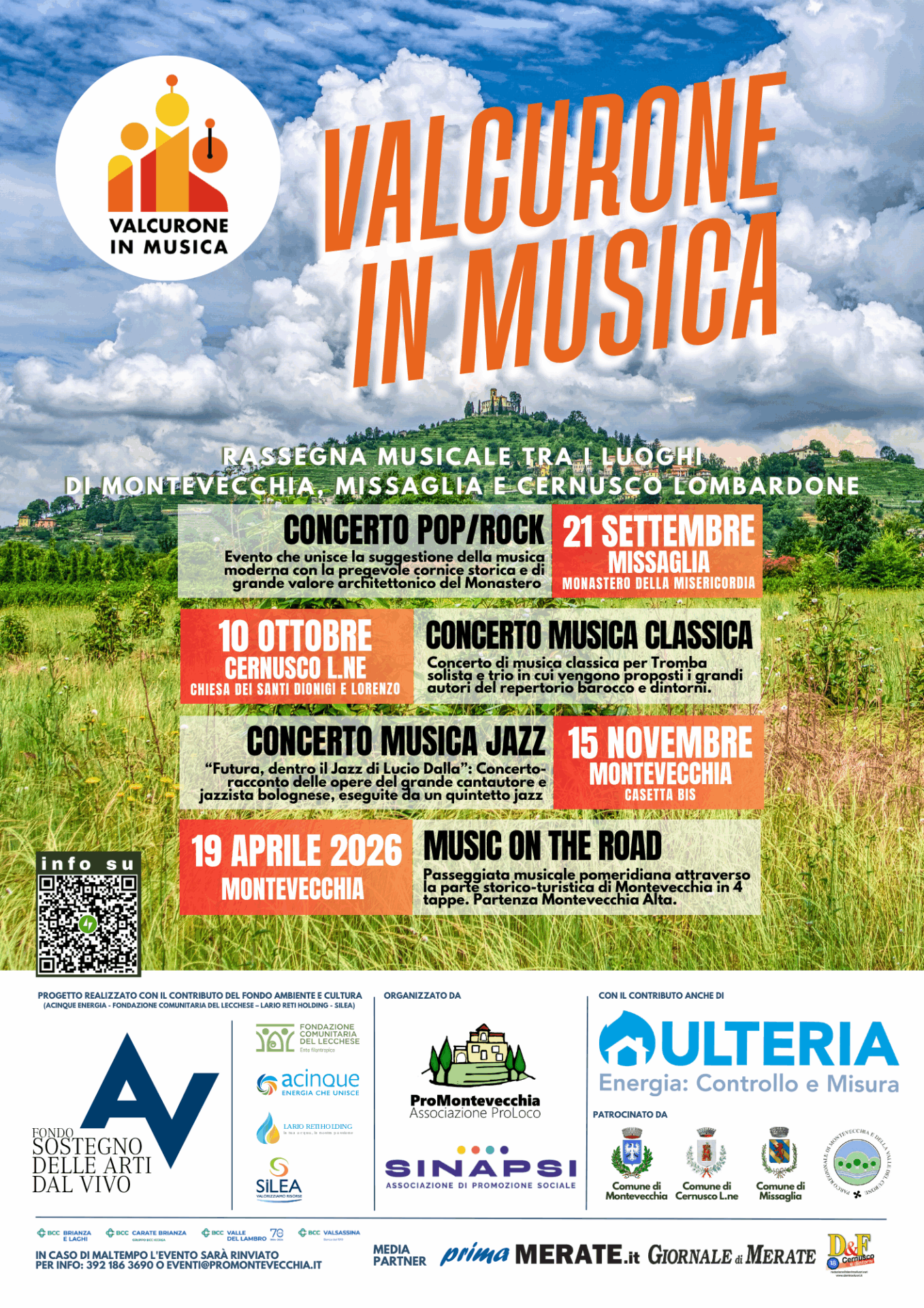 Al via “Valcurone in Musica”: concerti tra natura, cultura e giovani talenti – Prima Merate
