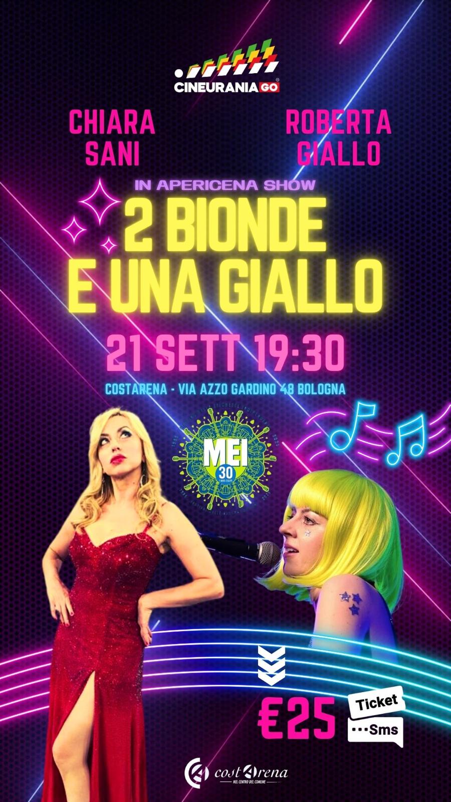 Chiara Sani e Roberta Giallo in Apericena Show! Scopri tutti i dettagli