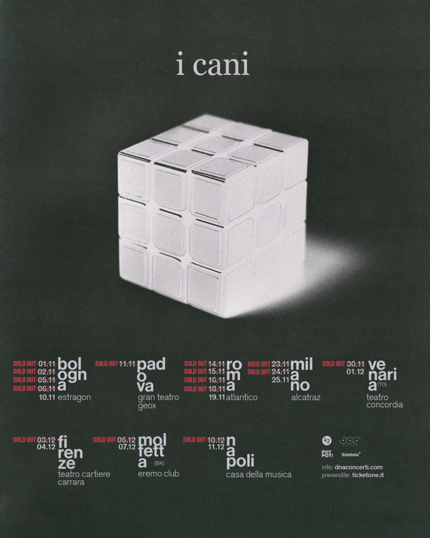 i cani: il video de “Il posto più freddo” live a NESSUN DORMA, dopo nove anni la prima esibizione dal vivo. L’1 novembre parte il tour nei club