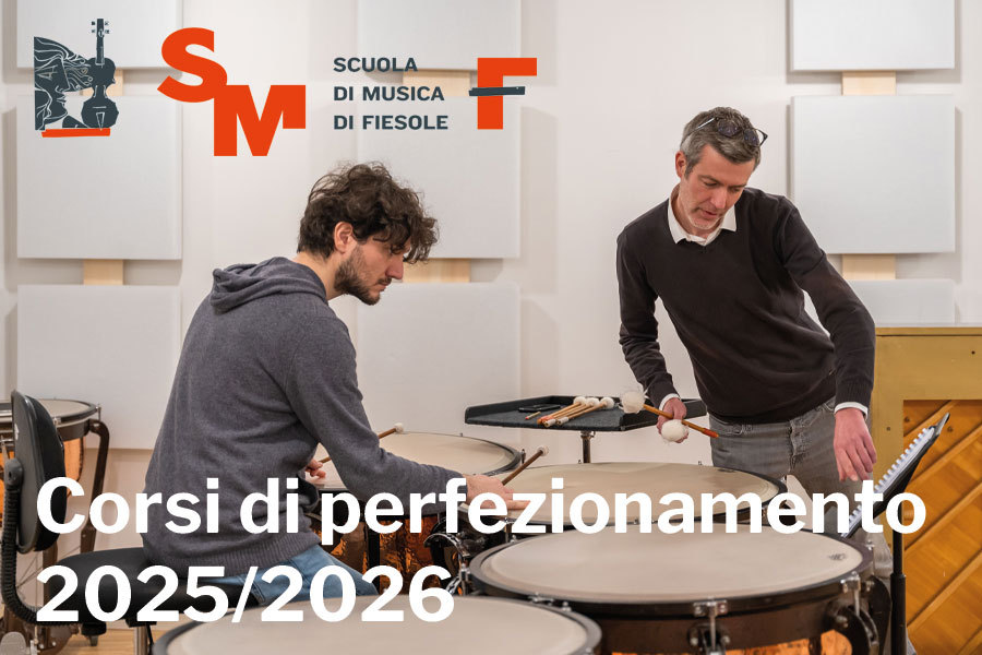 I corsi di perfezionamento 2025/2026 alla Scuola di Musica di Fiesole