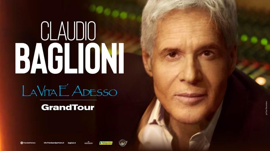 CLAUDIO BAGLIONI – “GRANDTOUR LA VITA È ADESSO”: da giugno a settembre 2026 40 concerti straordinari in 40 scenari tra i più suggestivi d’Italia
