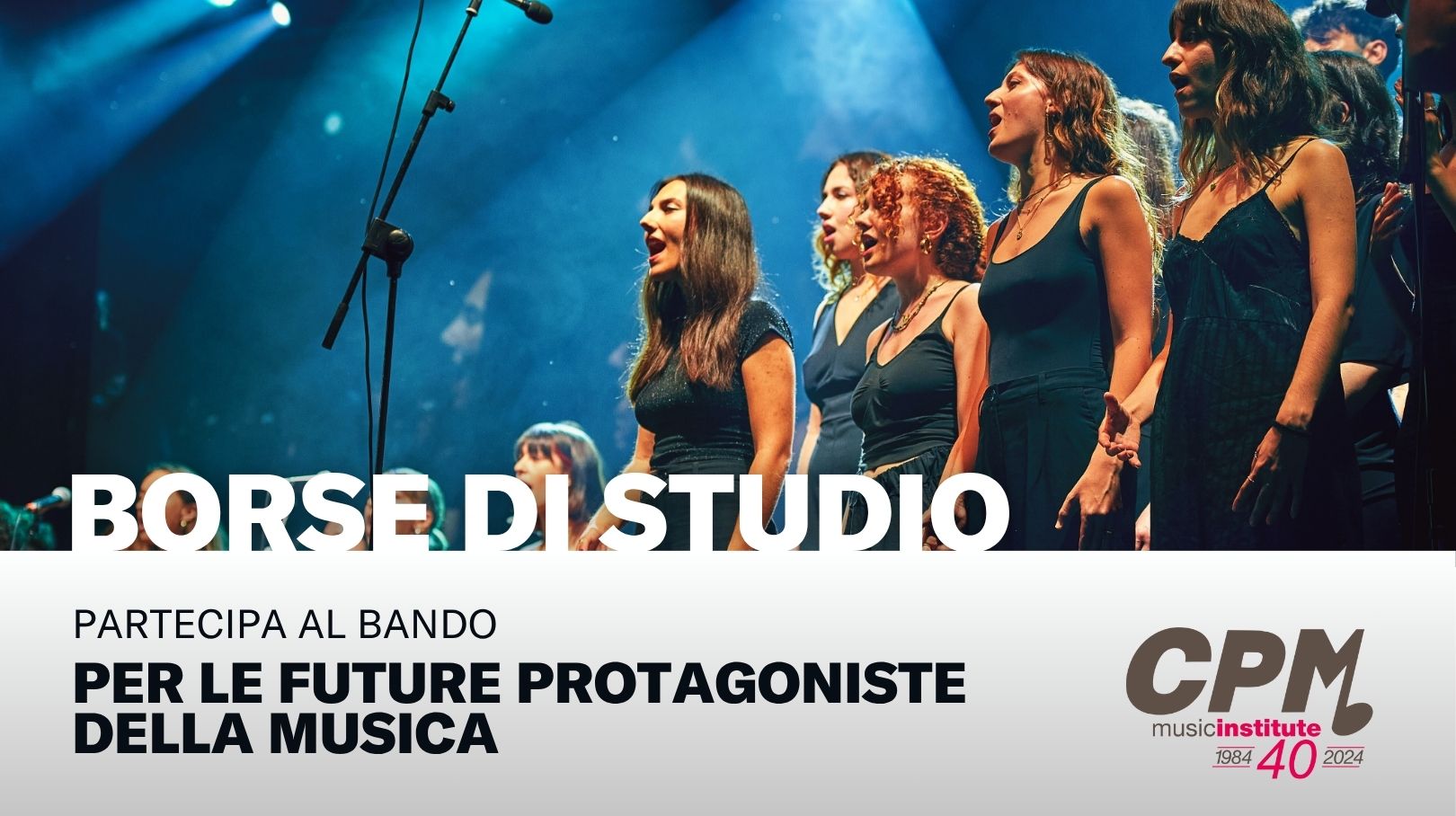 Il CPM Music Institute, la Scuola di Musica fondata e presieduta da Franco Mussida, sostiene la musica al femminile. Fino al 27 ottobre aperto il bando per l’assegnazione di 4 borse di studio per l’a.a. 2025-2026 per le future protagoniste della musica
