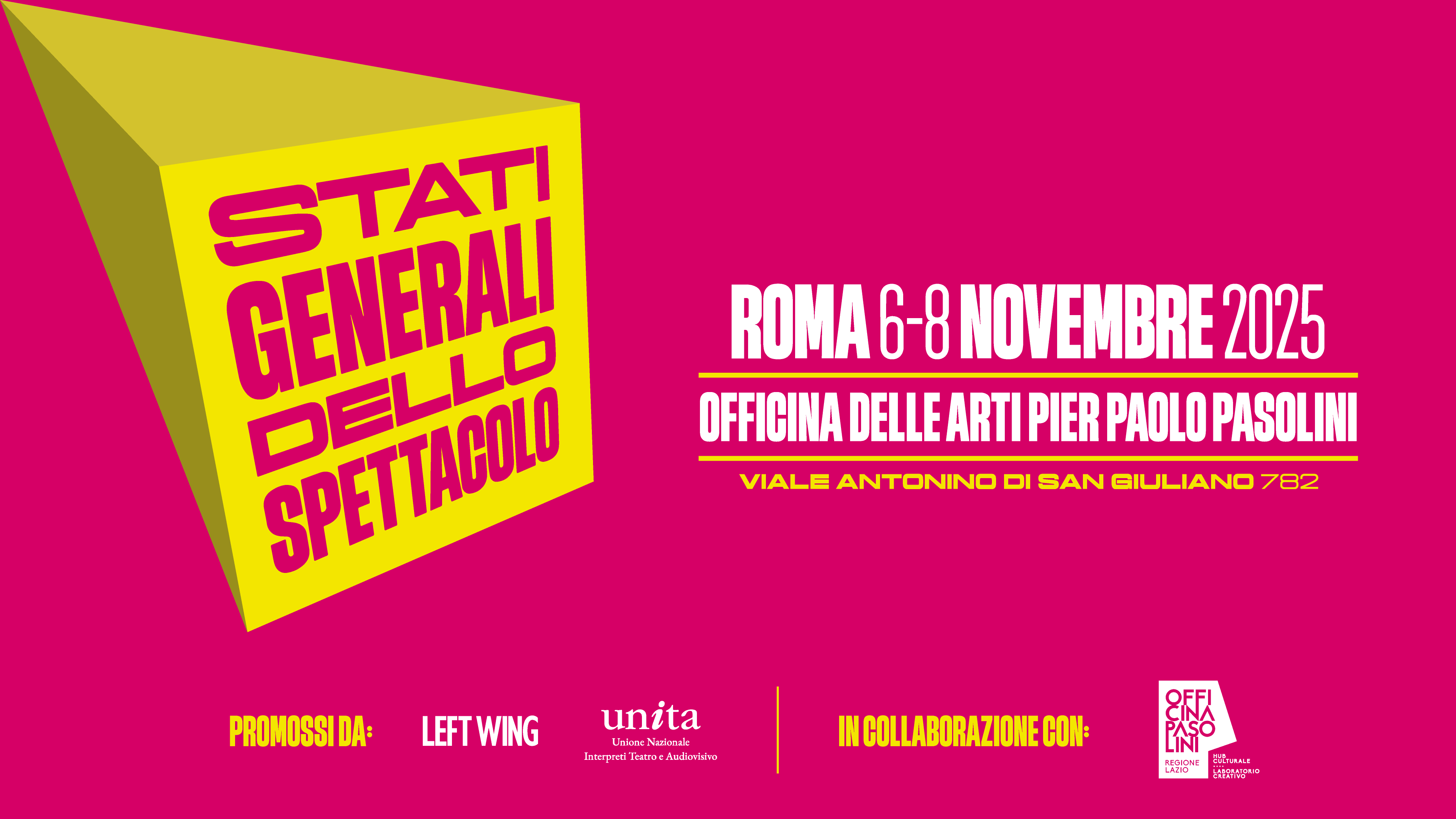 Stati Generali dello Spettacolo 2025