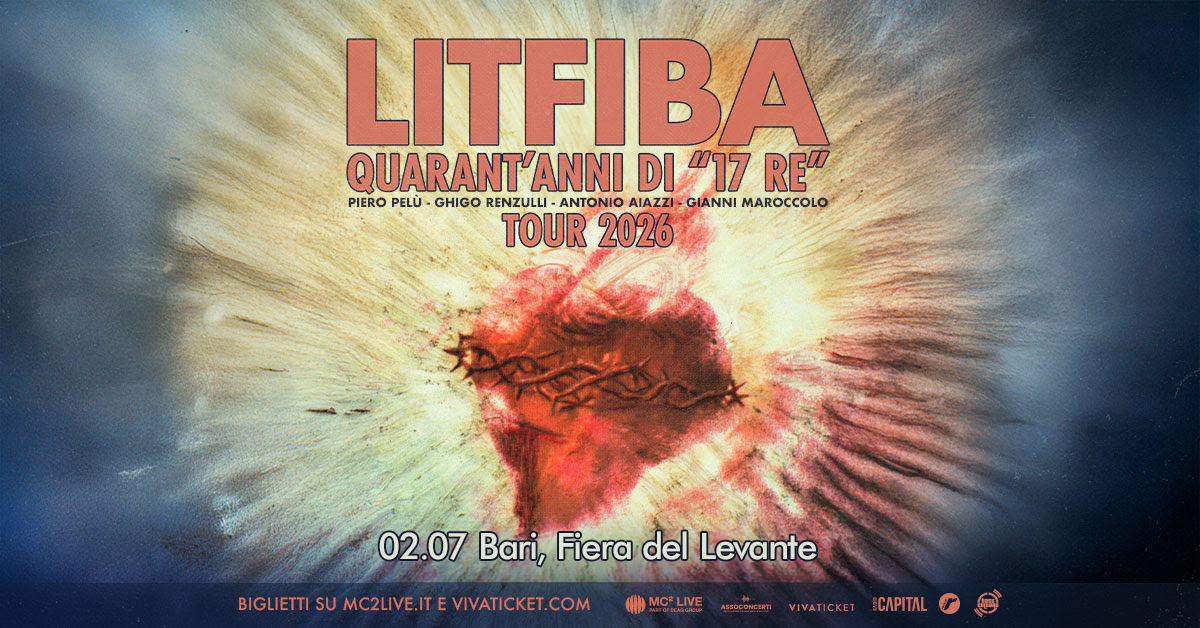 IL TOUR “QUARANT’ANNI DI 17 RE” ARRIVA ANCHE IN PUGLIA CON DUE TAPPE A BARI E MELPIGNANO