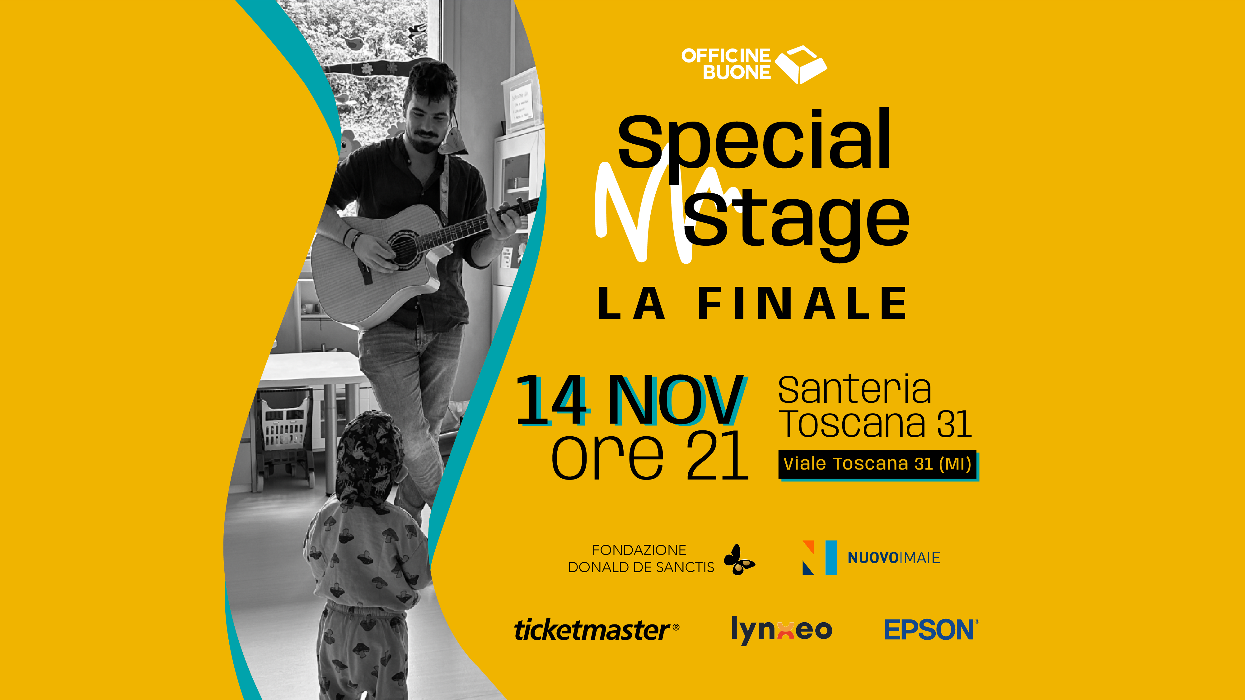 SPECIAL STAGE – LA FINALE 2025  Venerdì 14 novembre – Santeria Toscana 31, Milano
