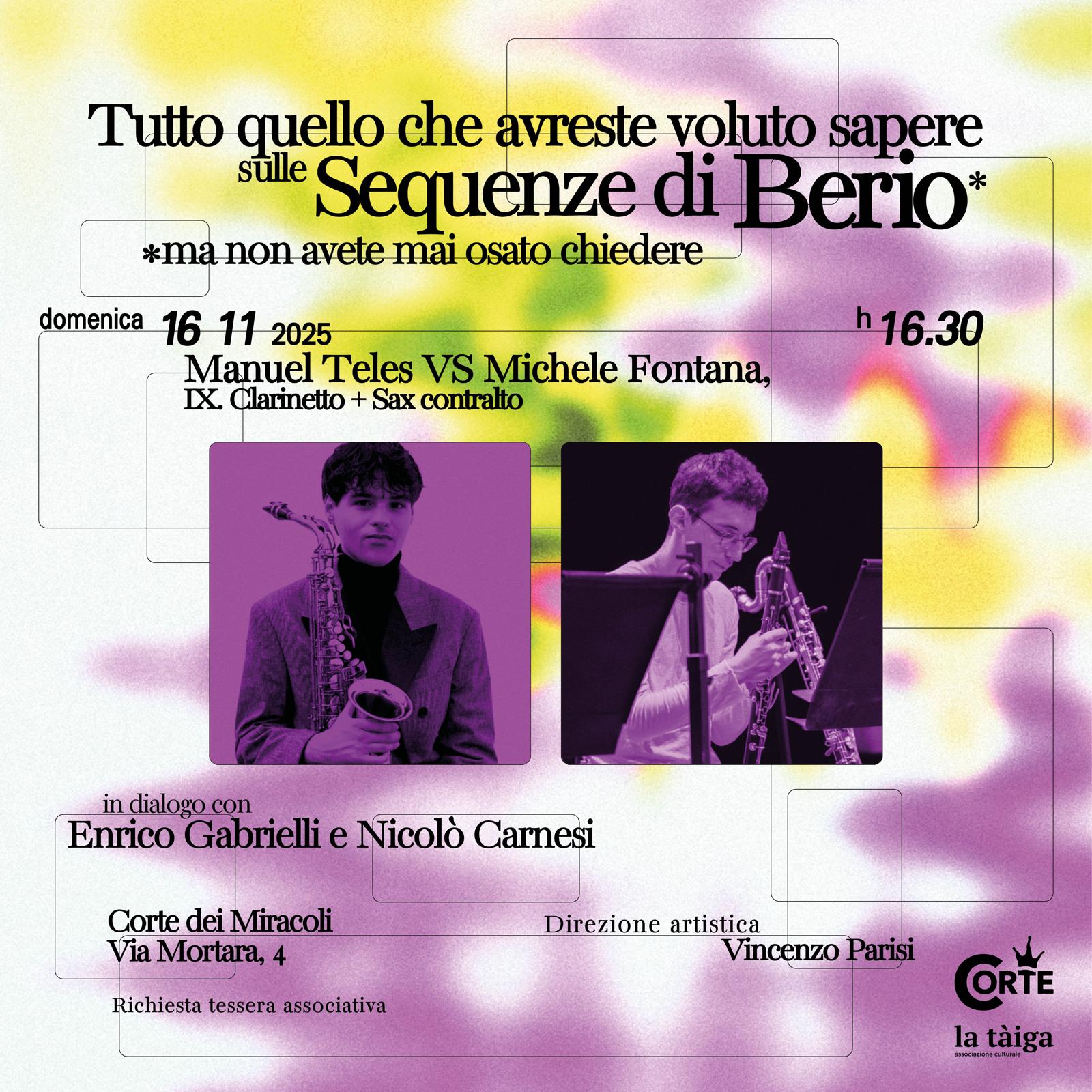 Luciano Berio alla Corte dei Miracoli: quando la sperimentazione diventa dialogo