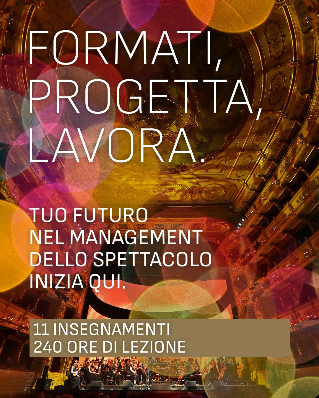 Iscriviti al Master in Imprenditoria dello Spettacolo a Bologna, il MEI e’ partner