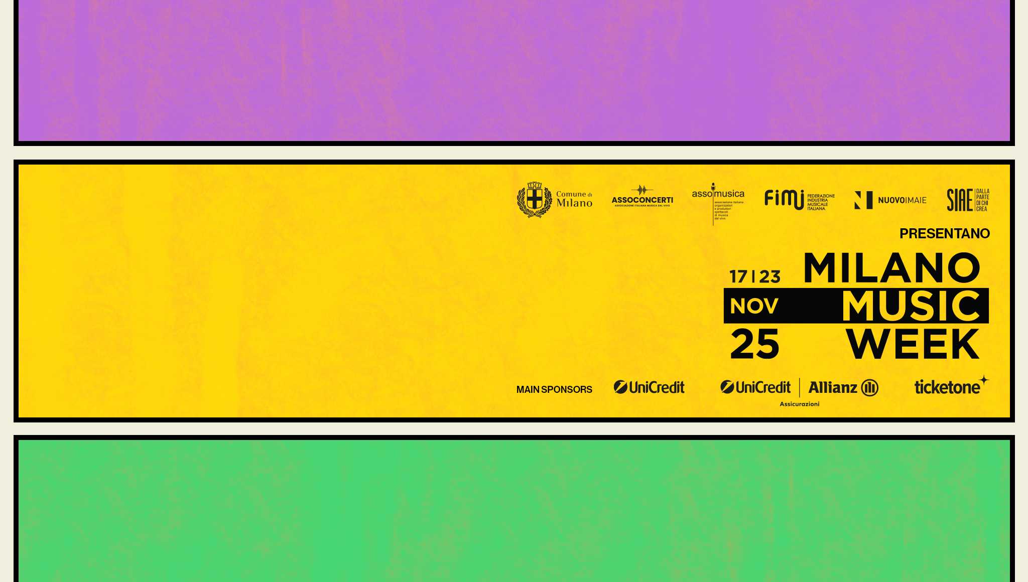 MILANO MUSIC WEEK: il programma della prima giornata, lunedì 17 novembre