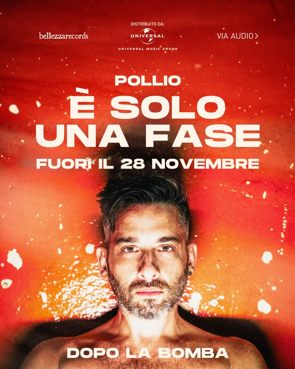 Da domani disponibile in digitale “È SOLO UNA FASE”, il nuovo brano di POLLIO.