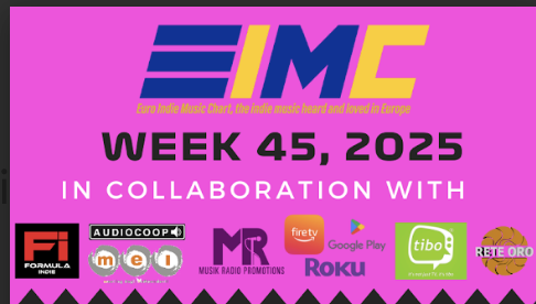 Torna anche questa settimana l’Euro Indie Music Chart, in testa Tony Riggi feat. Progetto Genoma