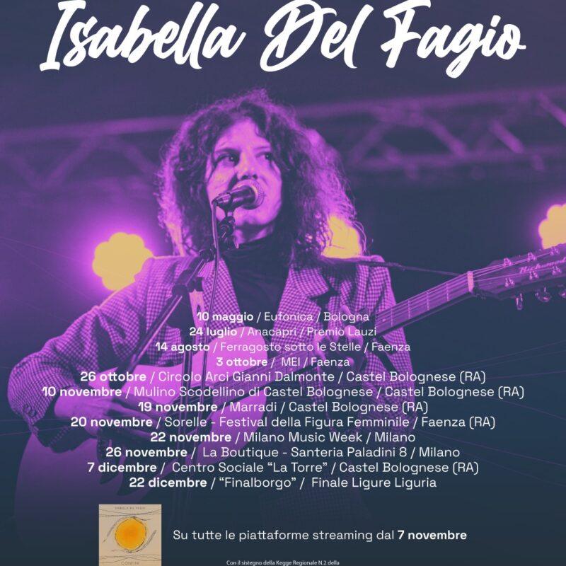Locandina Tour Isabella del Fagio