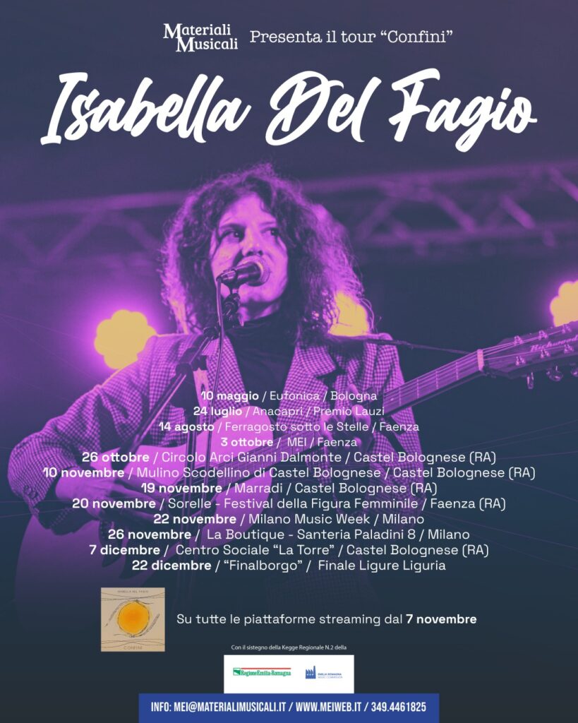 Locandina Tour Isabella del Fagio
