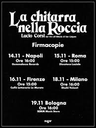 “La Chitarra Nella Roccia” firmacopie.