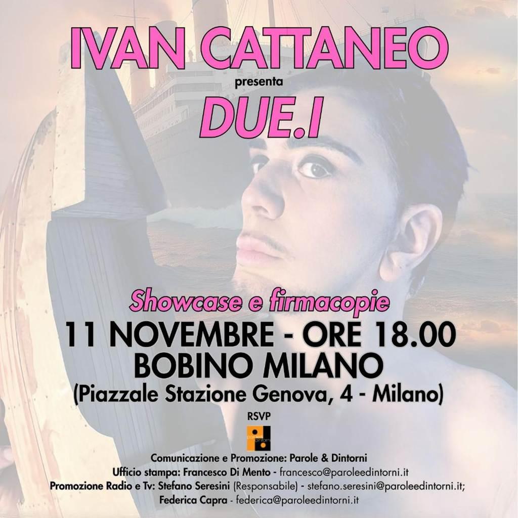 Martedì 11 novembre a Milano (Bobino – ore 18.00) presentazione del progetto multimediale di IVAN CATTANEO, con showcase e firmacopie!