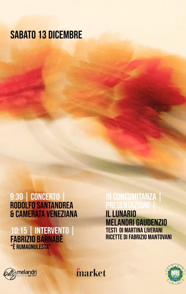 Sabato 13 Dicembre alle 9 e 30 Suoni, Racconti e Ricette a FM a Faenza , in collaborazione con il MEI