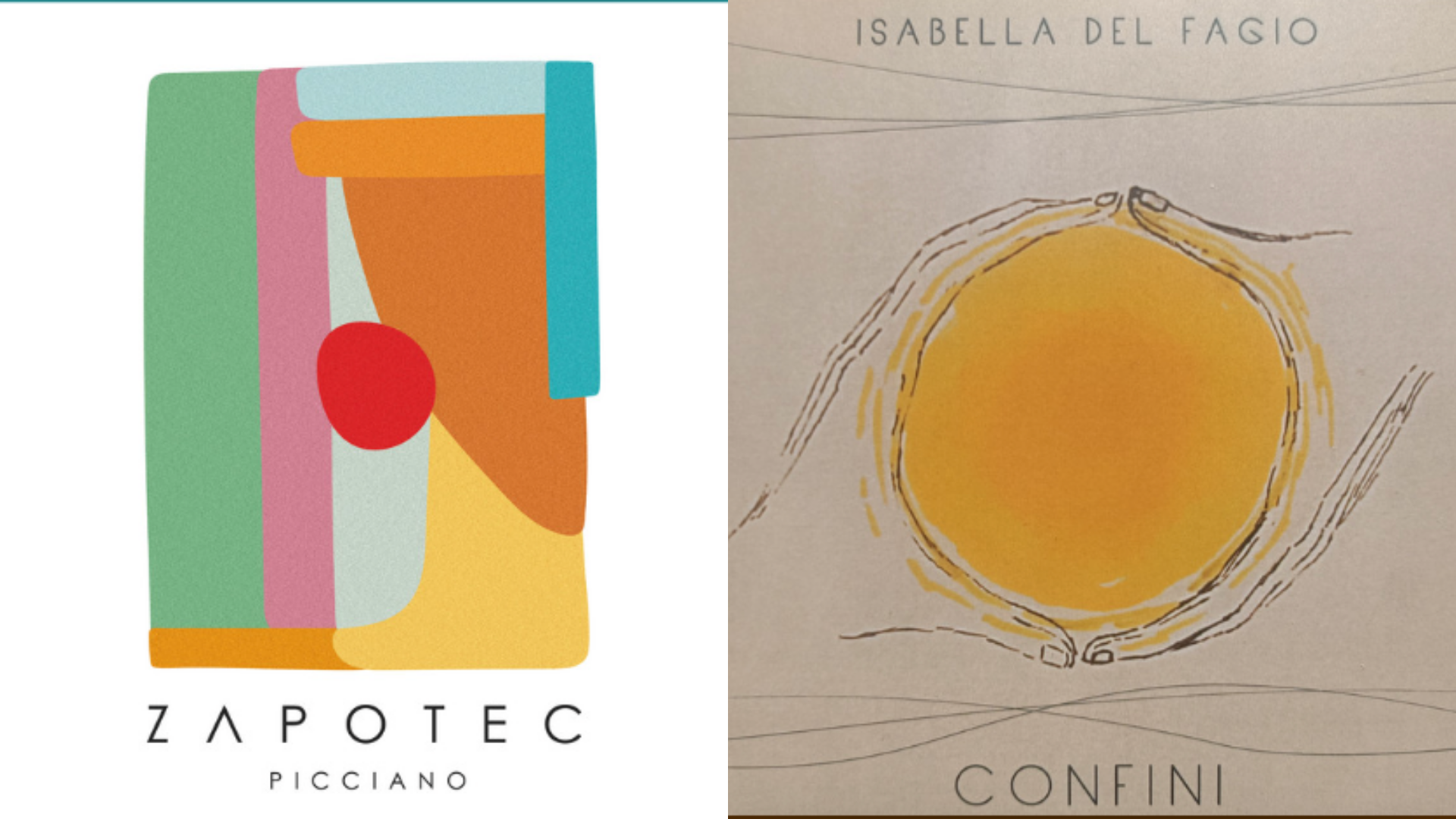 Ascolta i nostri ultimi due dischi consigliati: Isabella Del Fagio con Confini e Francesco Picciano con Zapotec