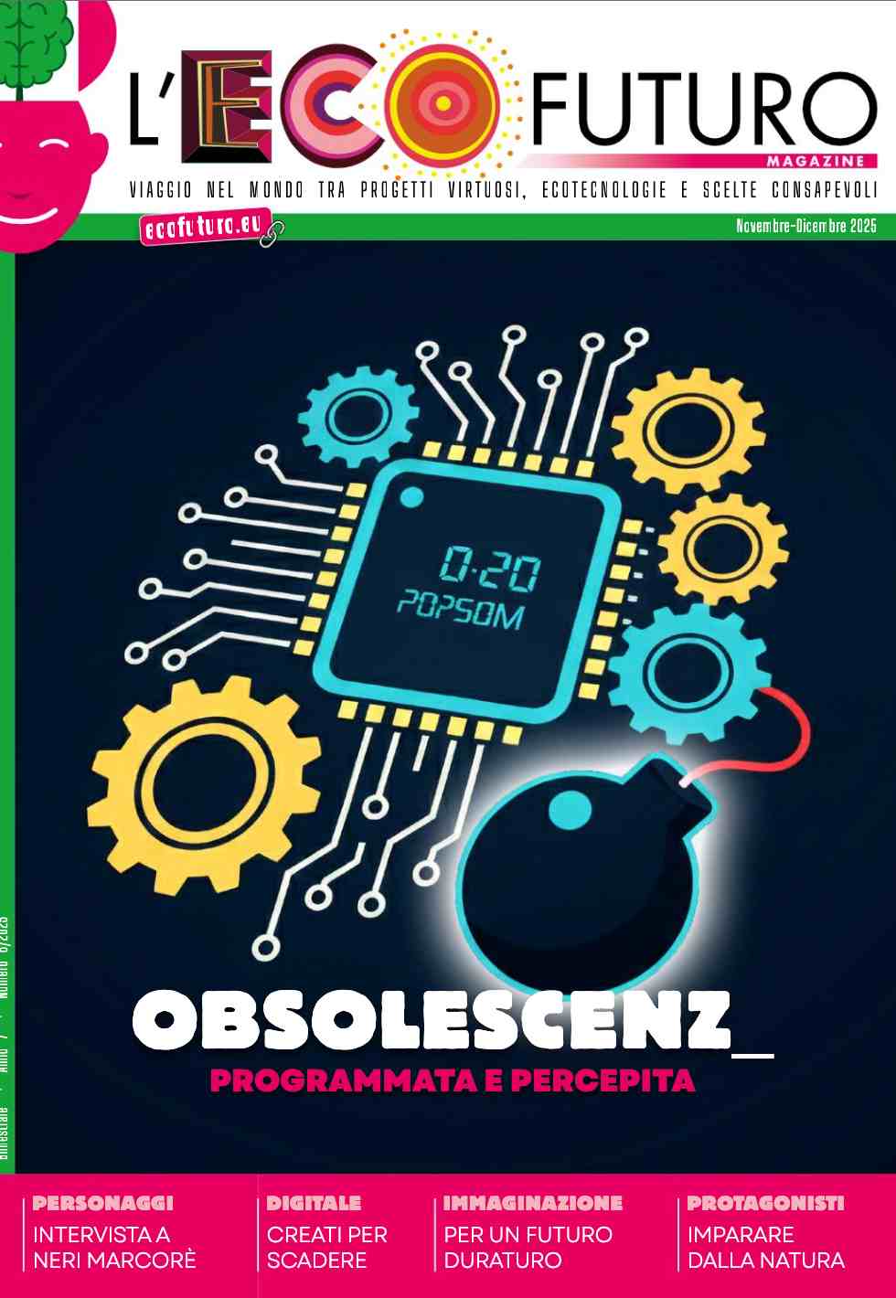 Ecco il nuovo Ecofuturo, con la pagina Musica & Ambiente di Giordano Sangiorgi